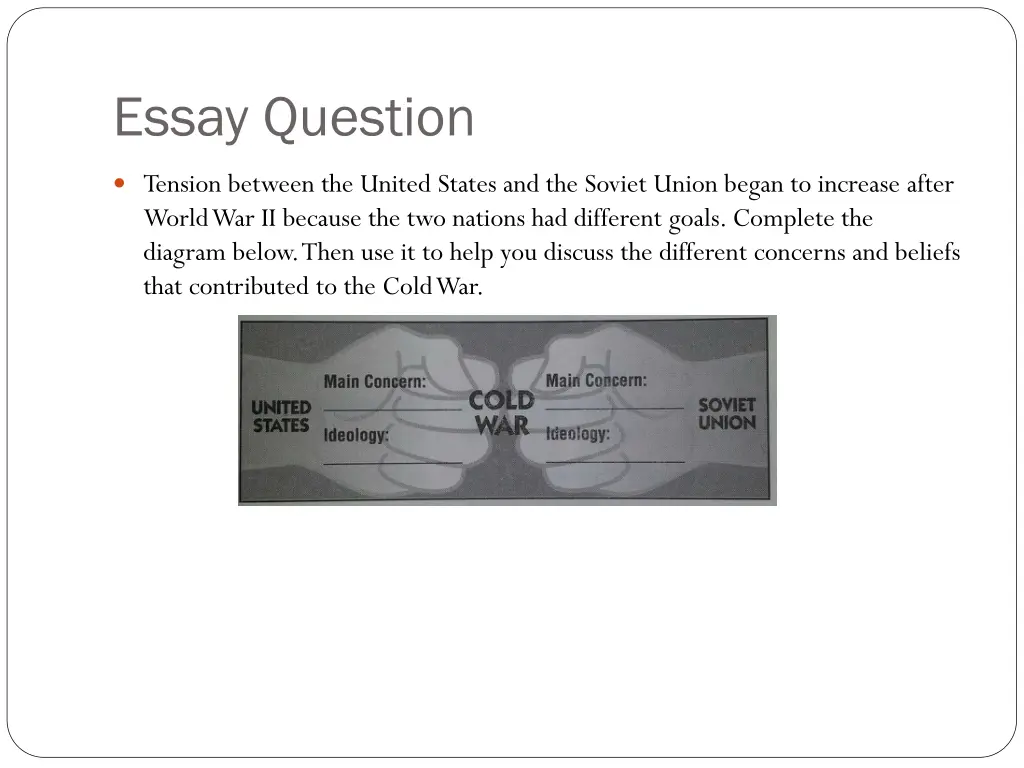 essay question