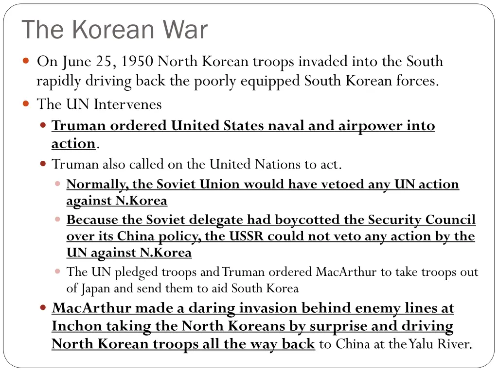 the korean war on june 25 1950 north korean