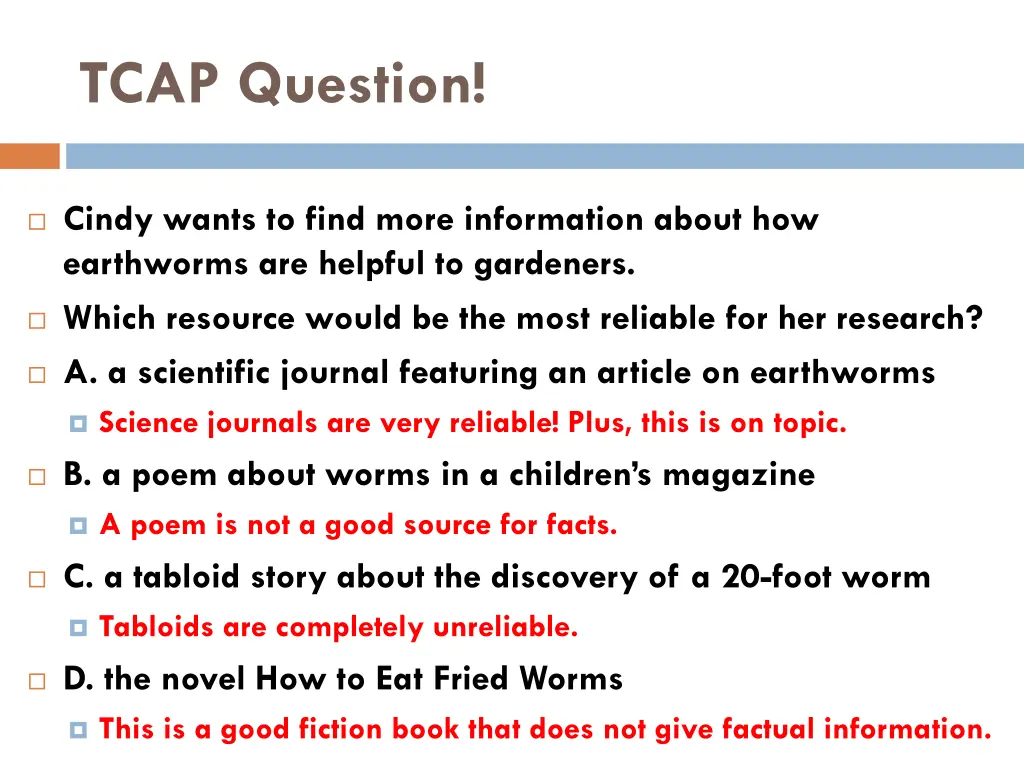 tcap question 11