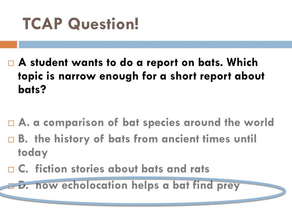 tcap question 4