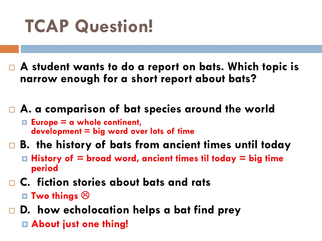 tcap question 5