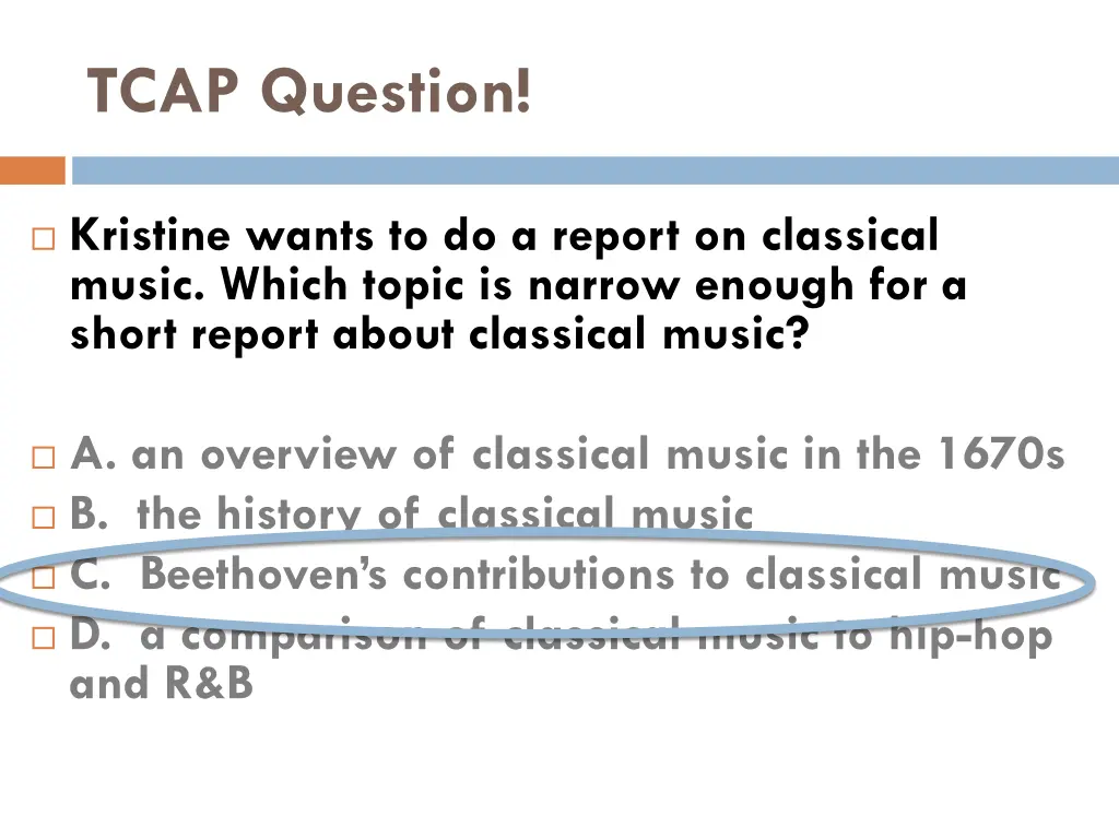 tcap question 7