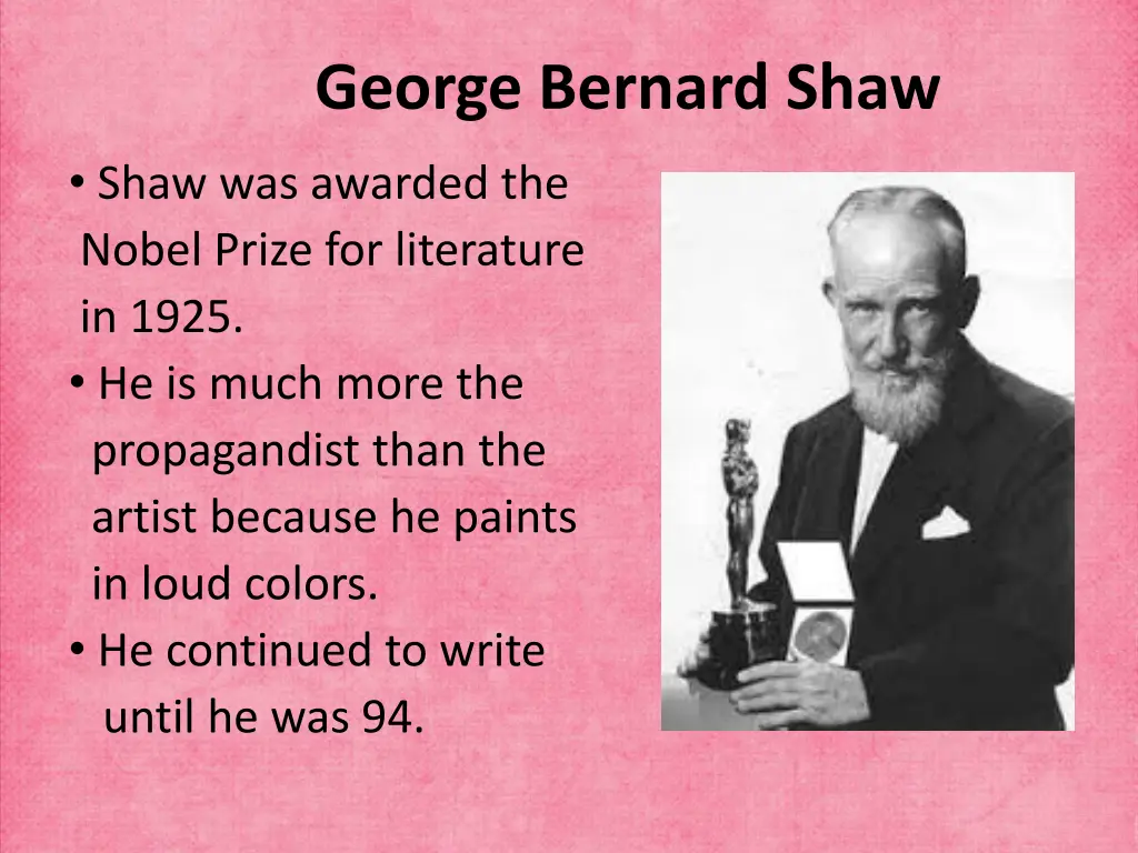 george bernard shaw 1