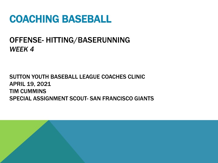 coaching baseball coaching baseball