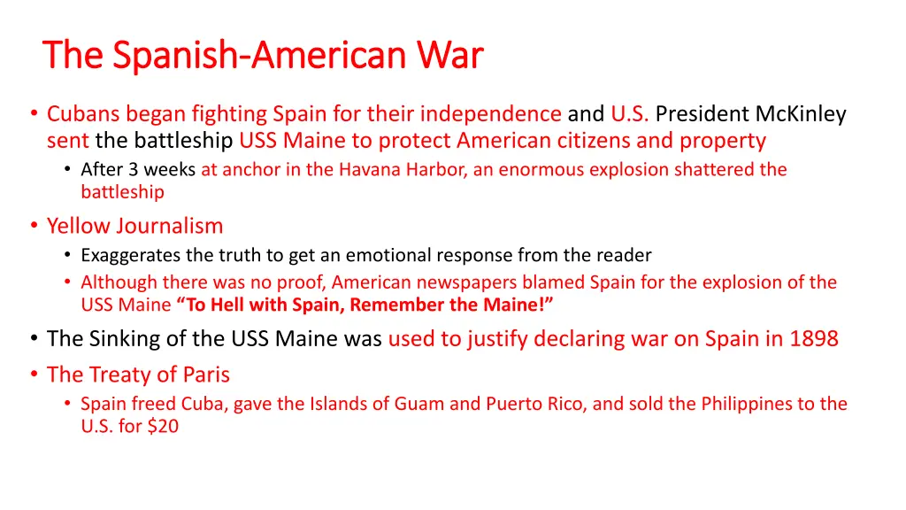 the spanish the spanish american war american war