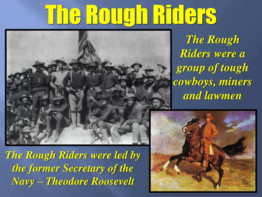 the rough riders