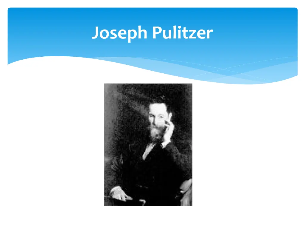 joseph pulitzer