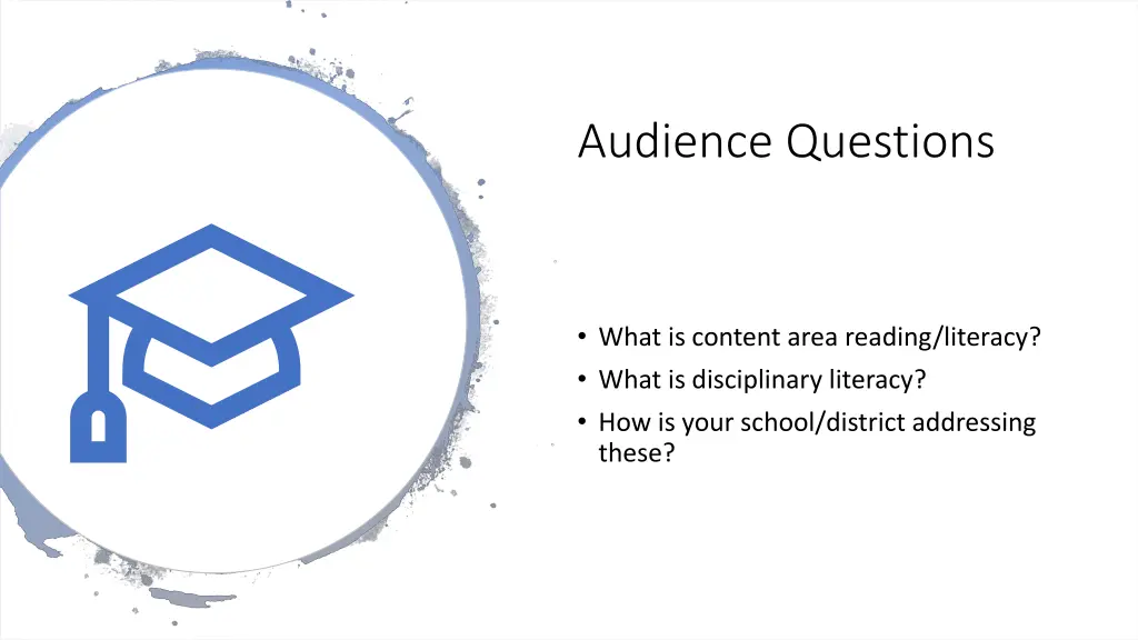 audience questions