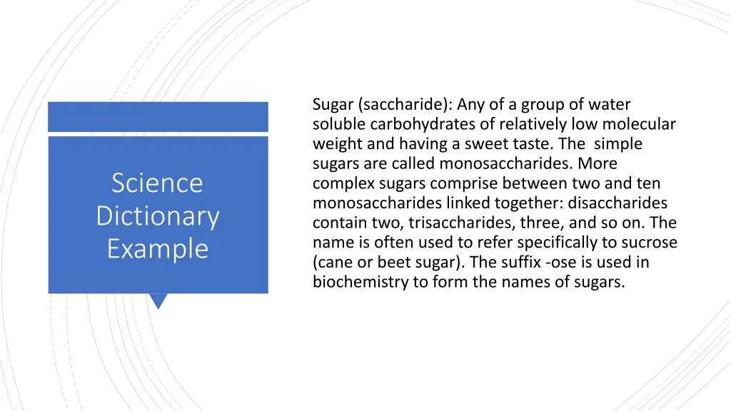 sugar saccharide any of a group of water soluble