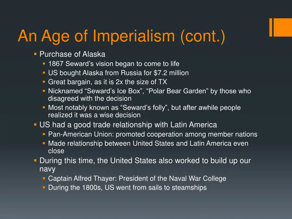 an age of imperialism cont