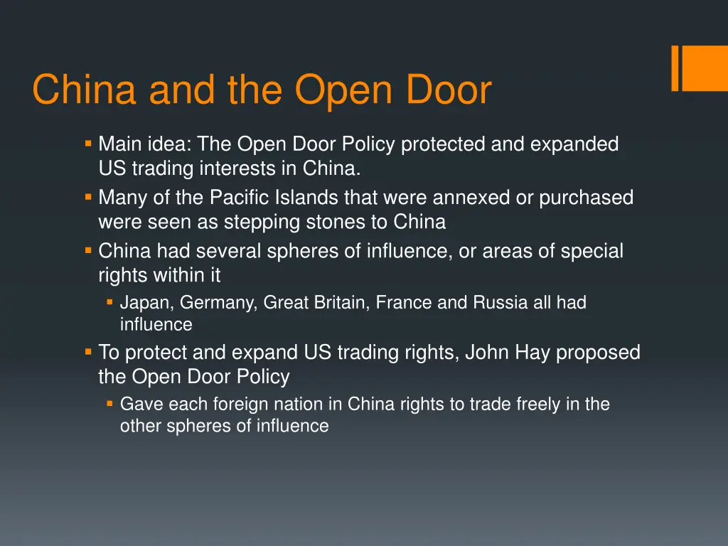 china and the open door