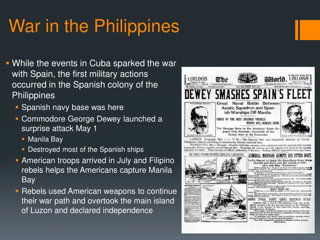 war in the philippines