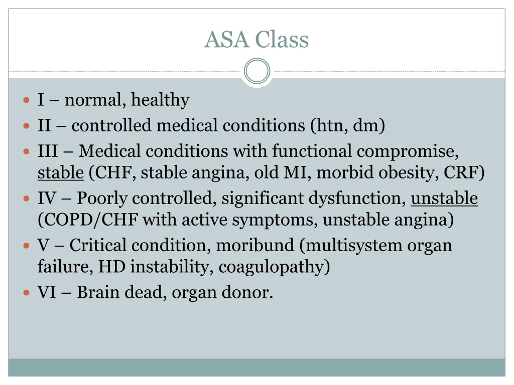 asa class