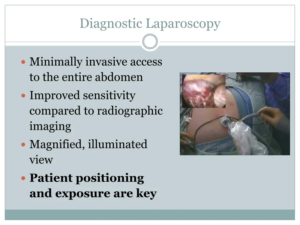 diagnostic laparoscopy