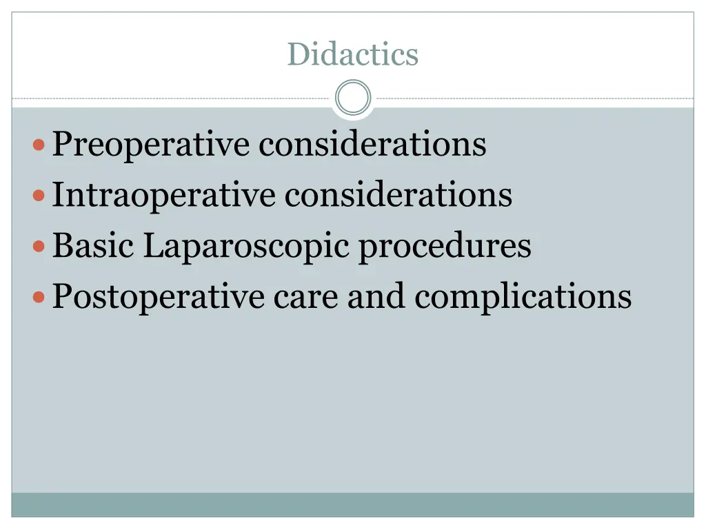 didactics