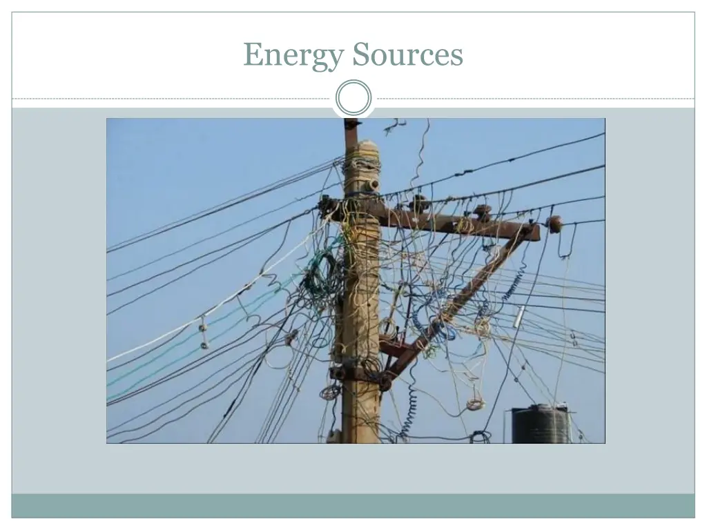 energy sources