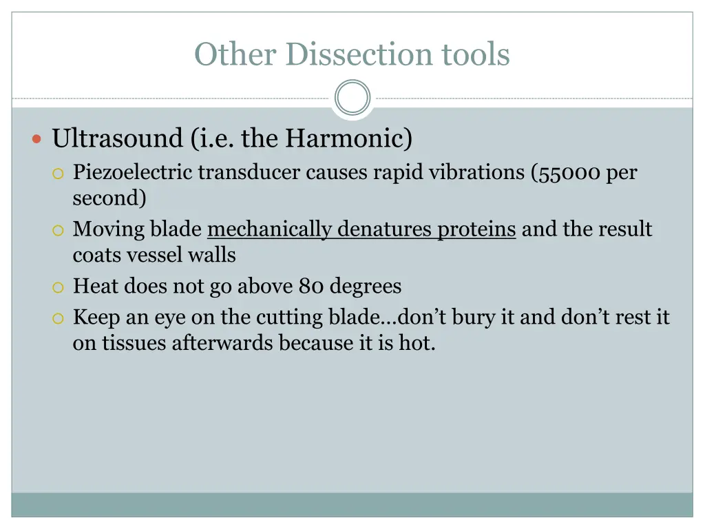 other dissection tools