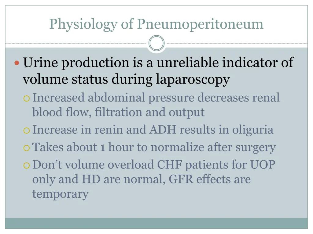 physiology of pneumoperitoneum 2