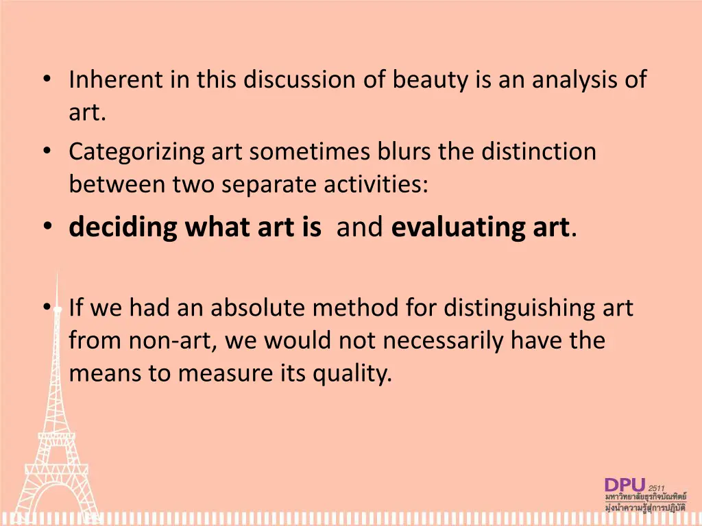 inherent in this discussion of beauty