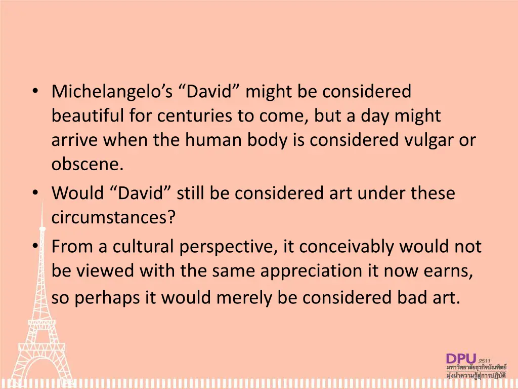 michelangelo s david might be considered