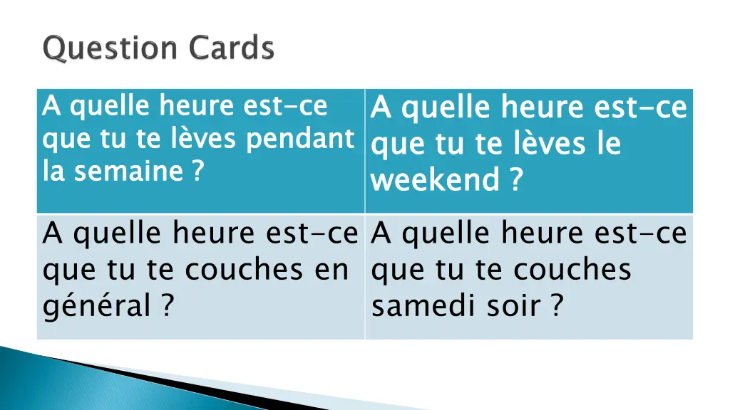 a quelle heure est que tu te l ves le weekend