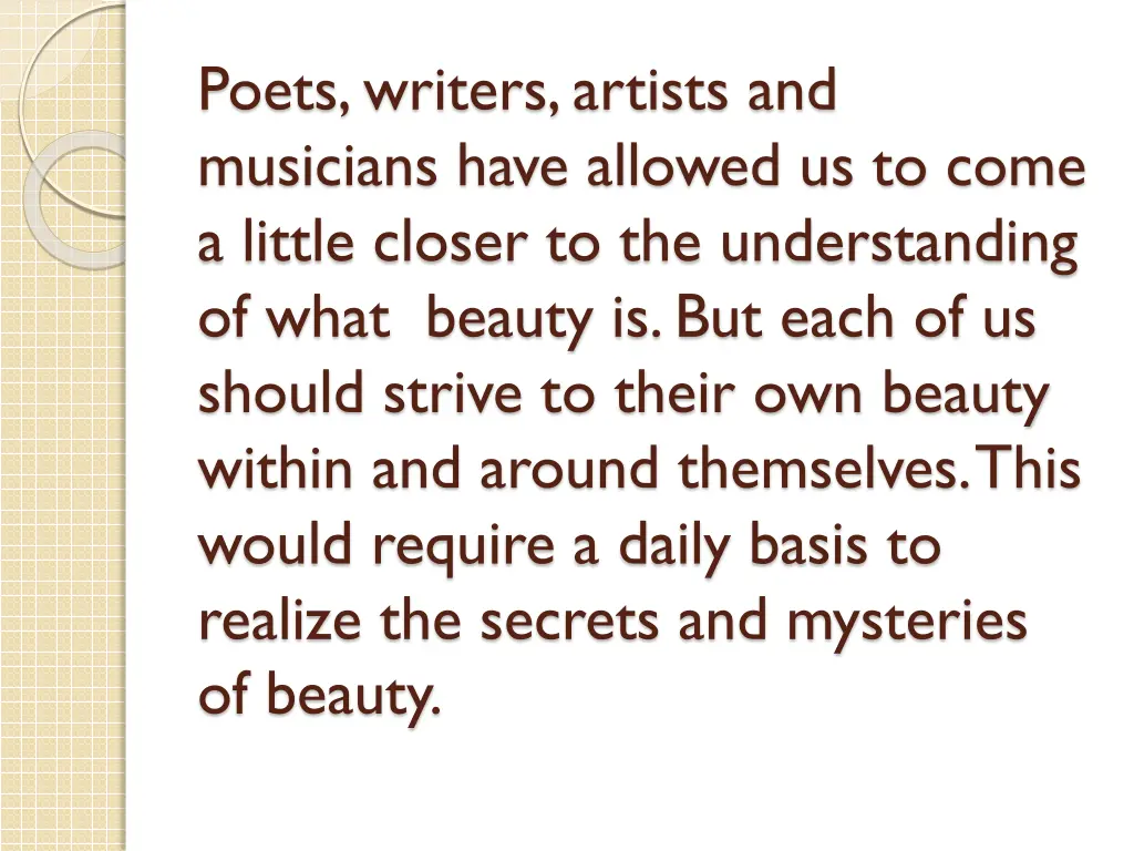 poets writers artists and musicians have allowed