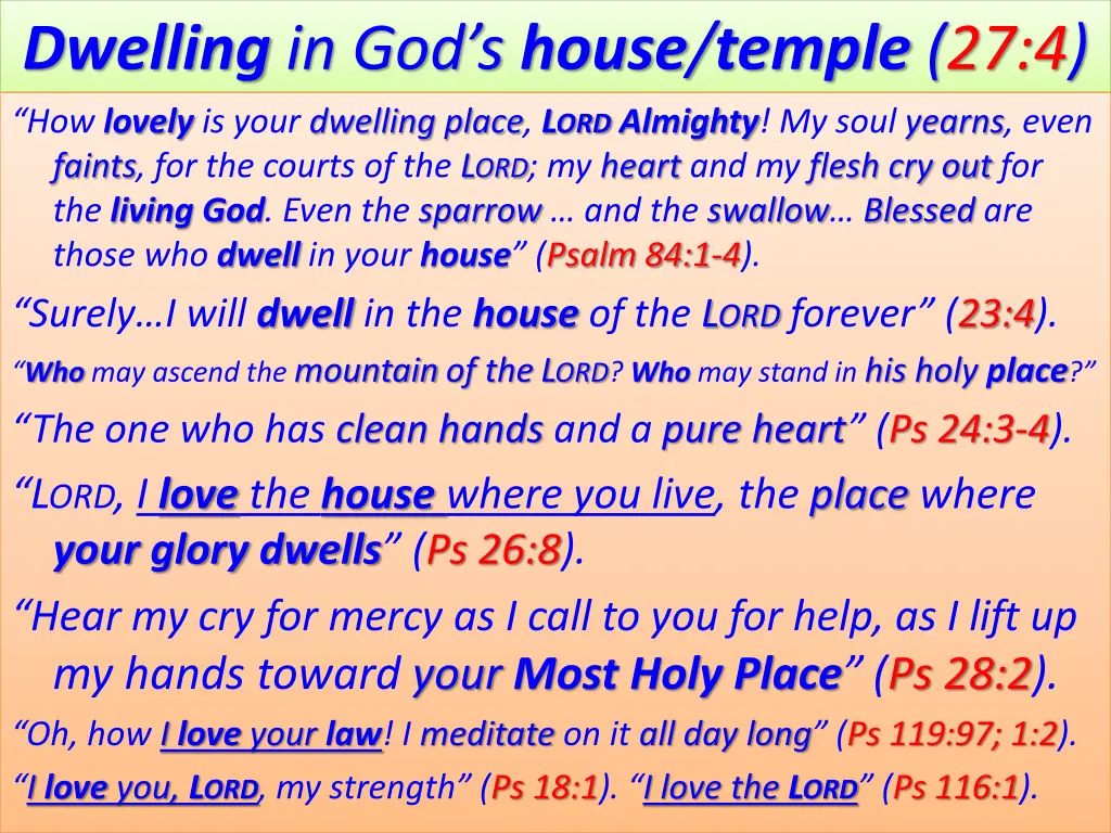 dwelling in god s house temple 27 4