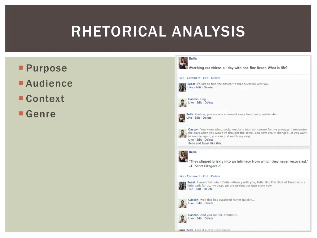 rhetorical analysis