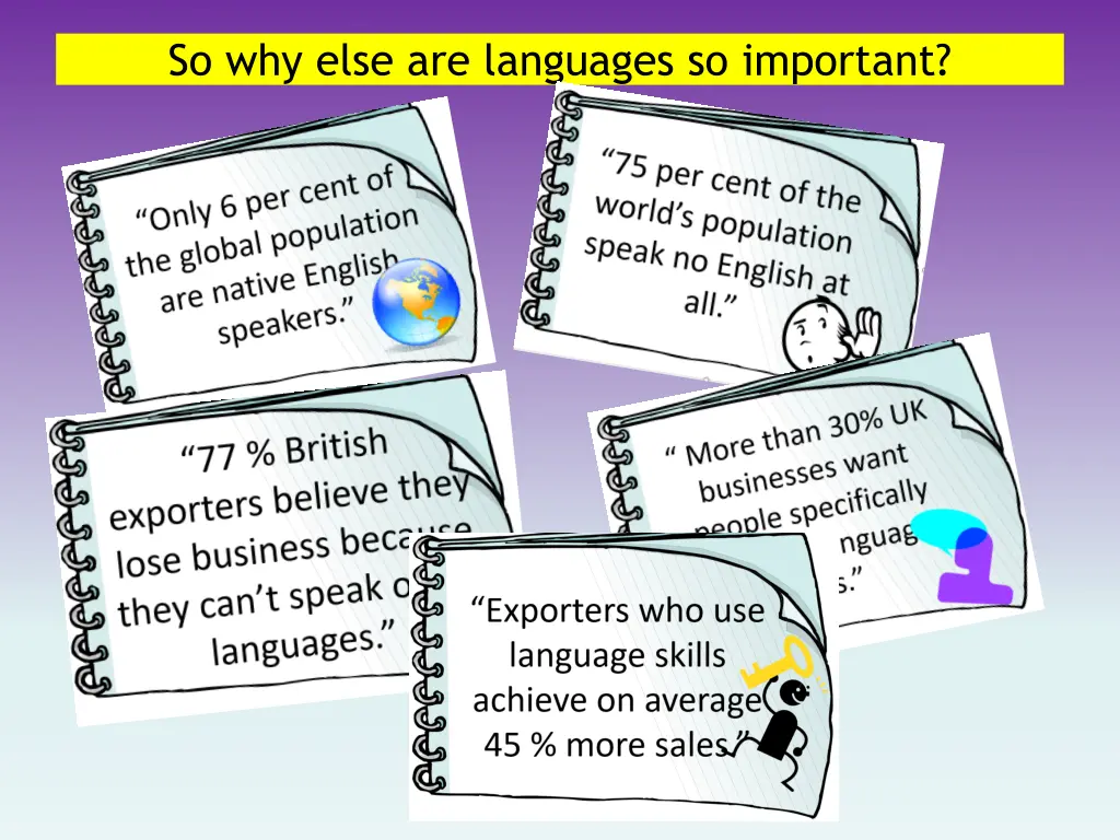 so why else are languages so important