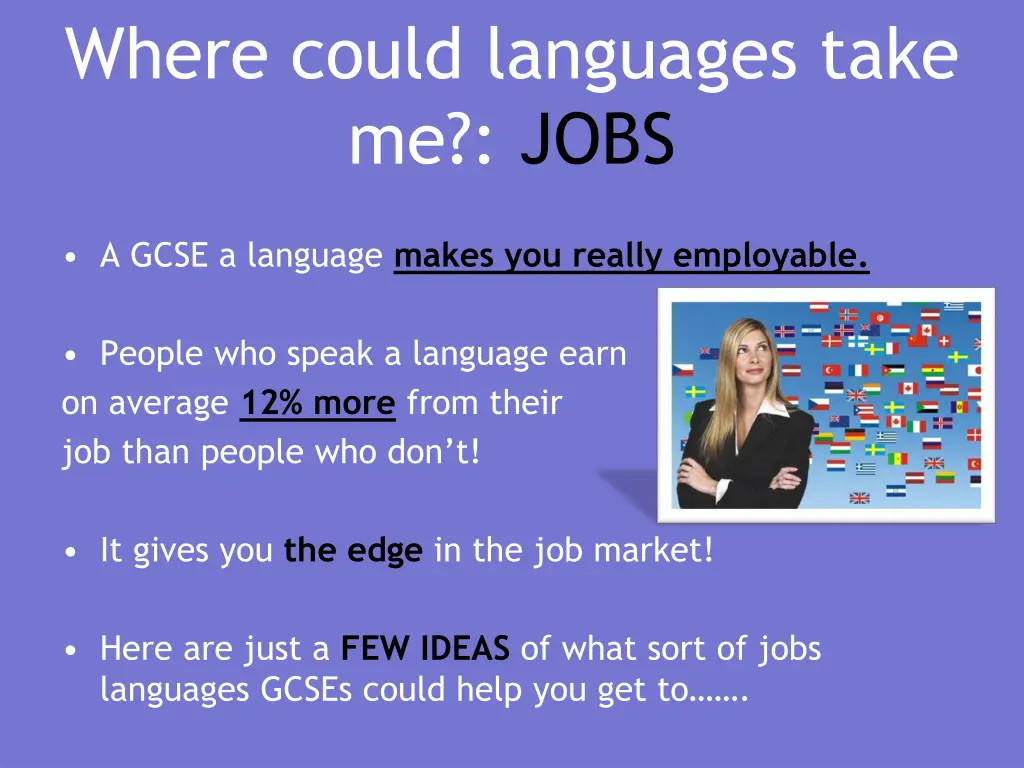 where could languages take me jobs