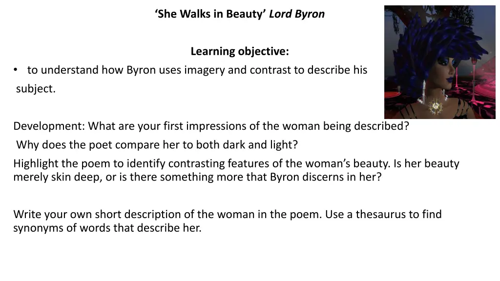 she walks in beauty lord byron 6