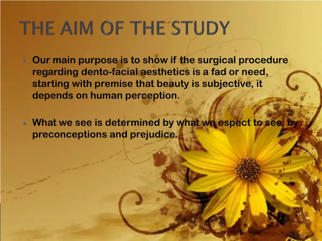 our main purpose is to show if the surgical