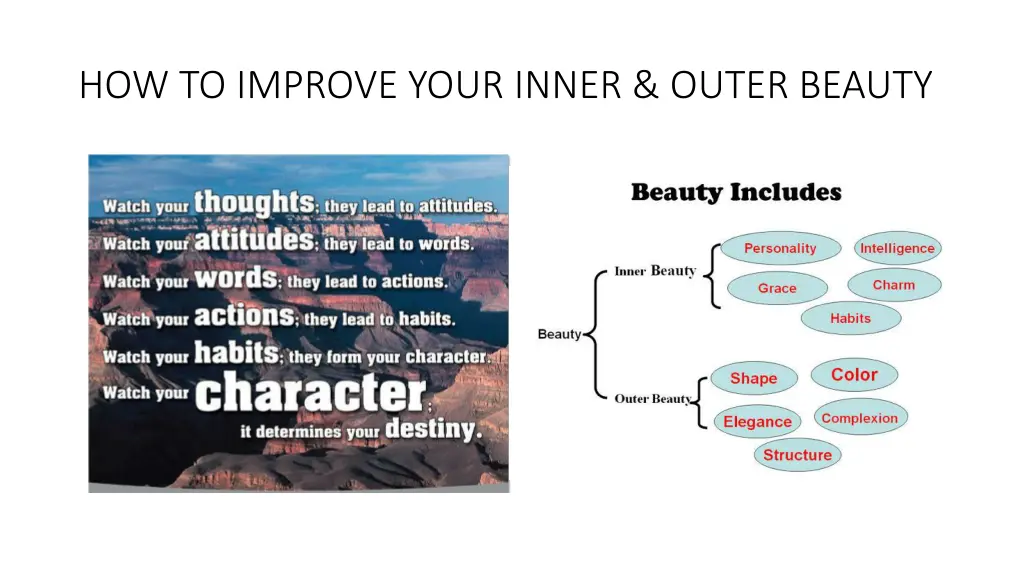 how to improve your inner outer beauty