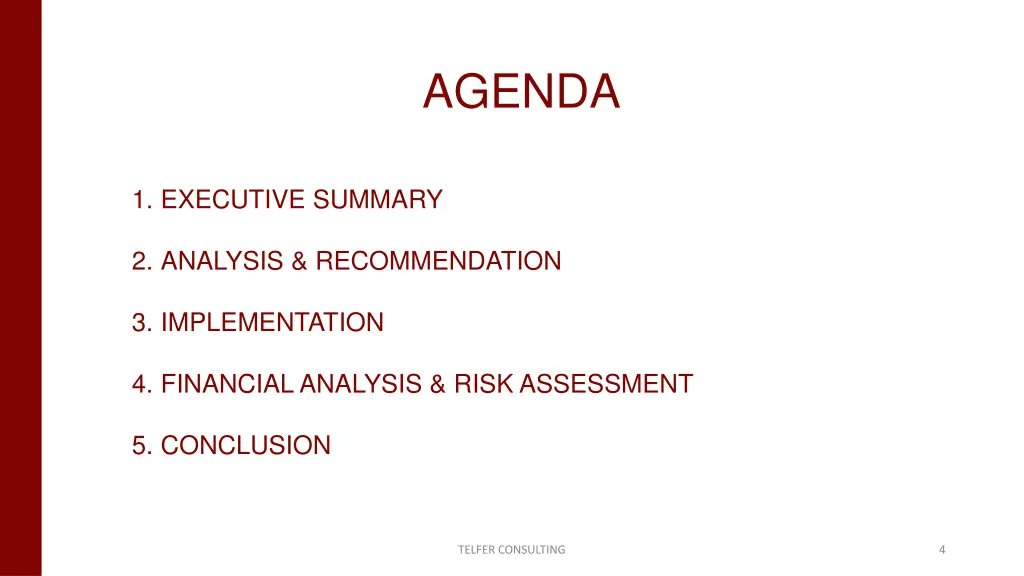 agenda