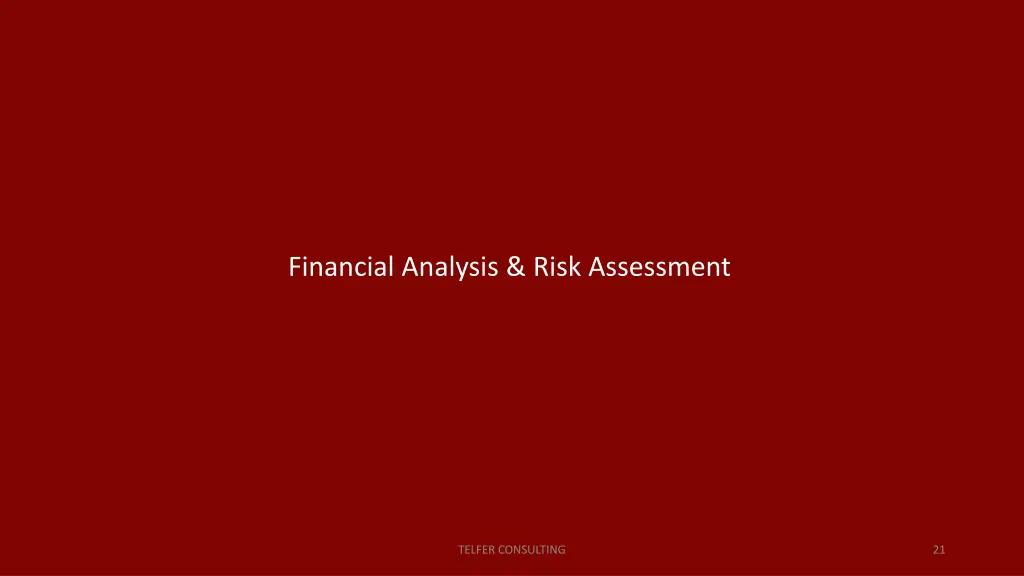 financial analysis risk assessment