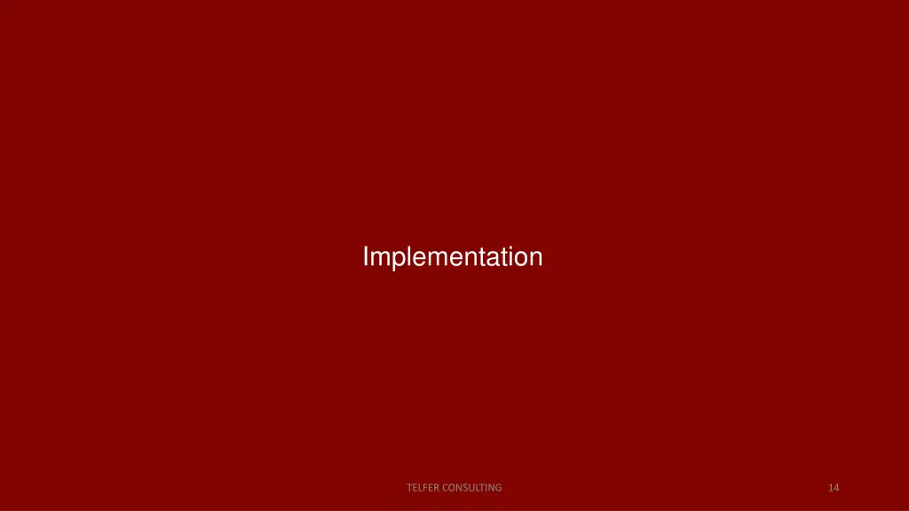 implementation