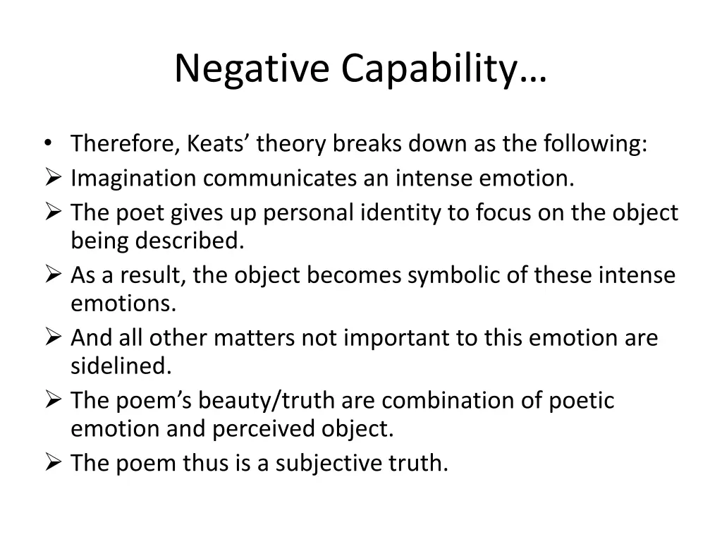 negative capability 2