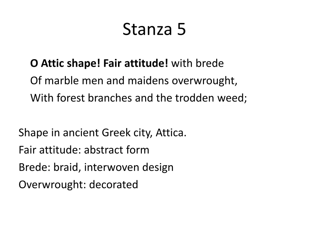 stanza 5