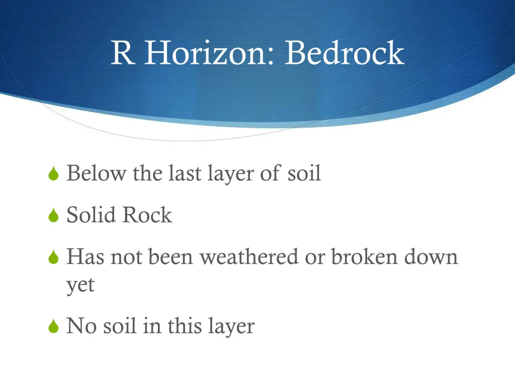 r horizon bedrock