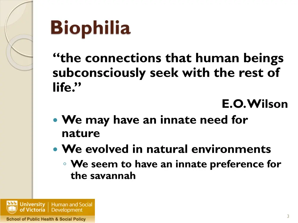 biophilia