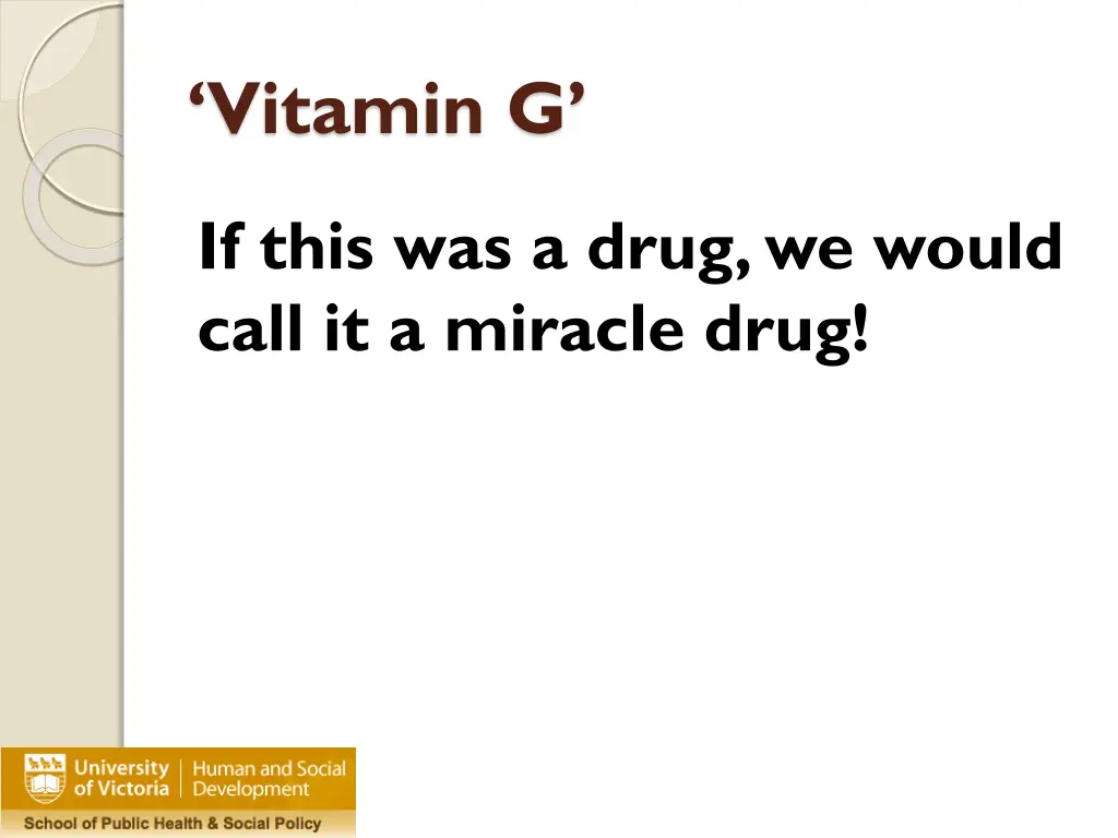 vitamin g