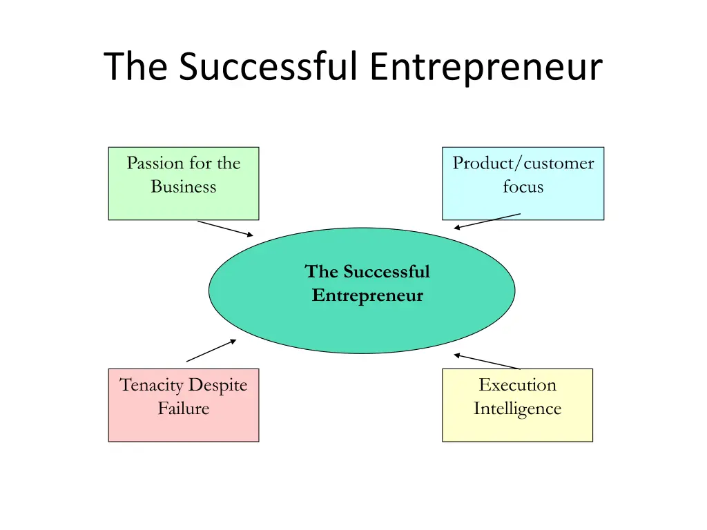 the successful entrepreneur