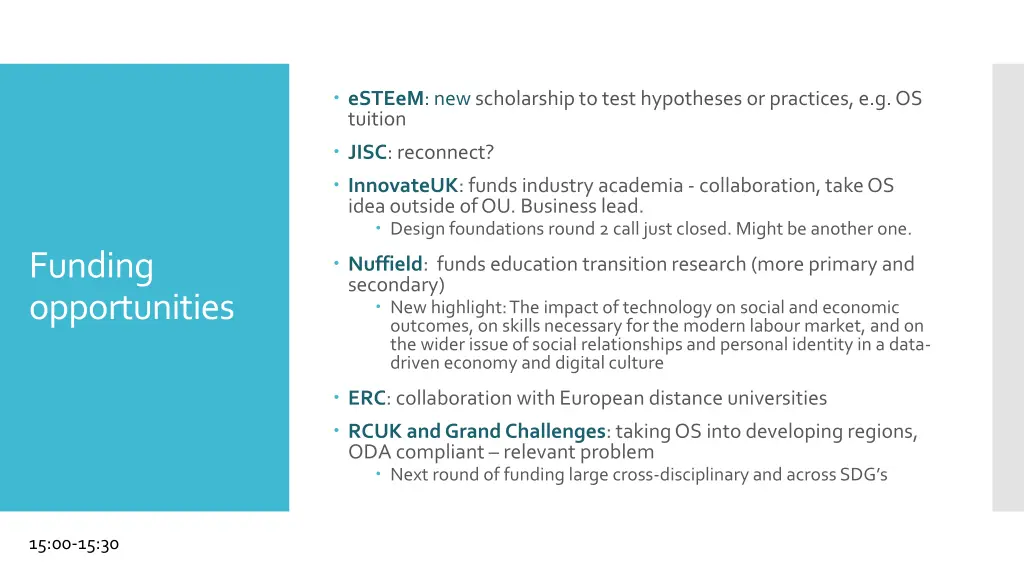 esteem new scholarship to test hypotheses