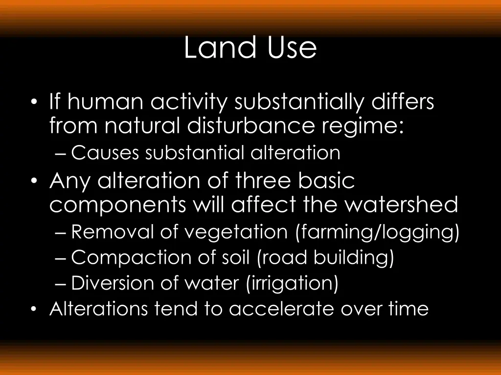 land use