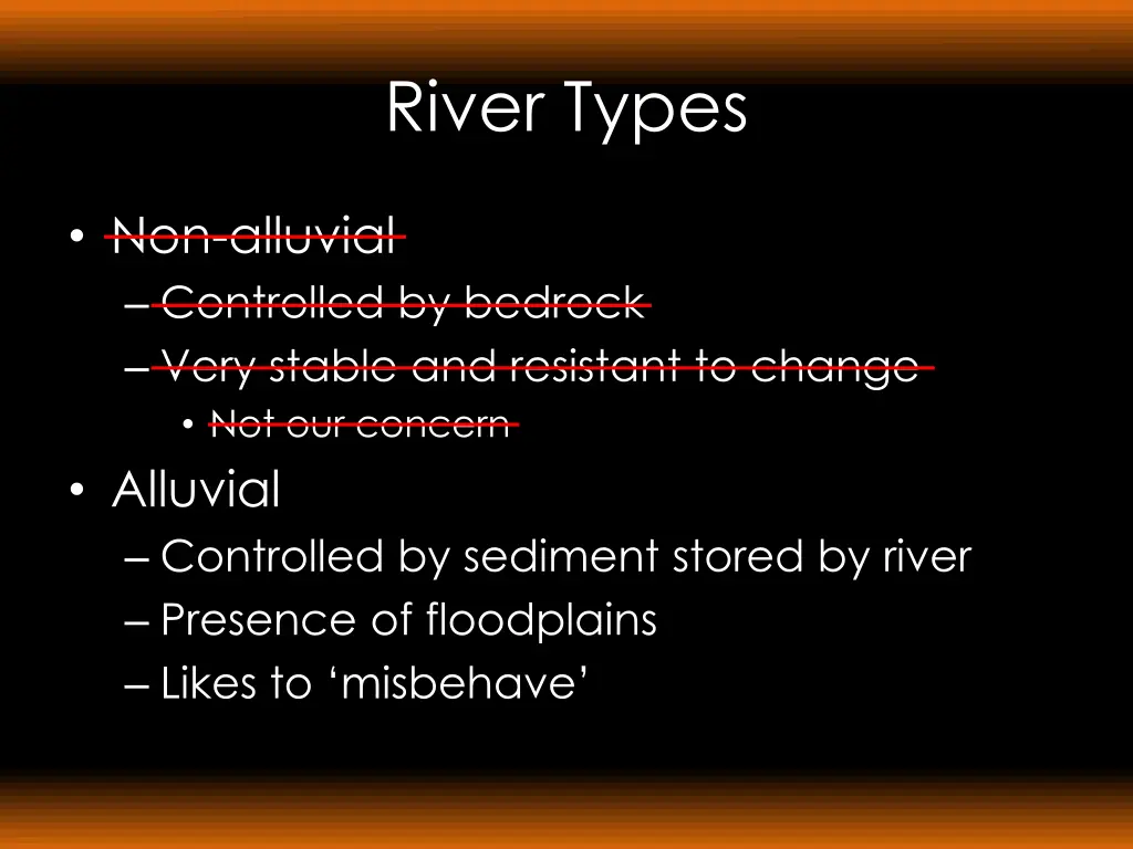 river types