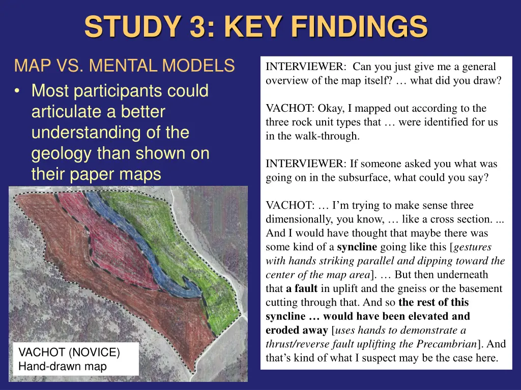 study 3 key findings