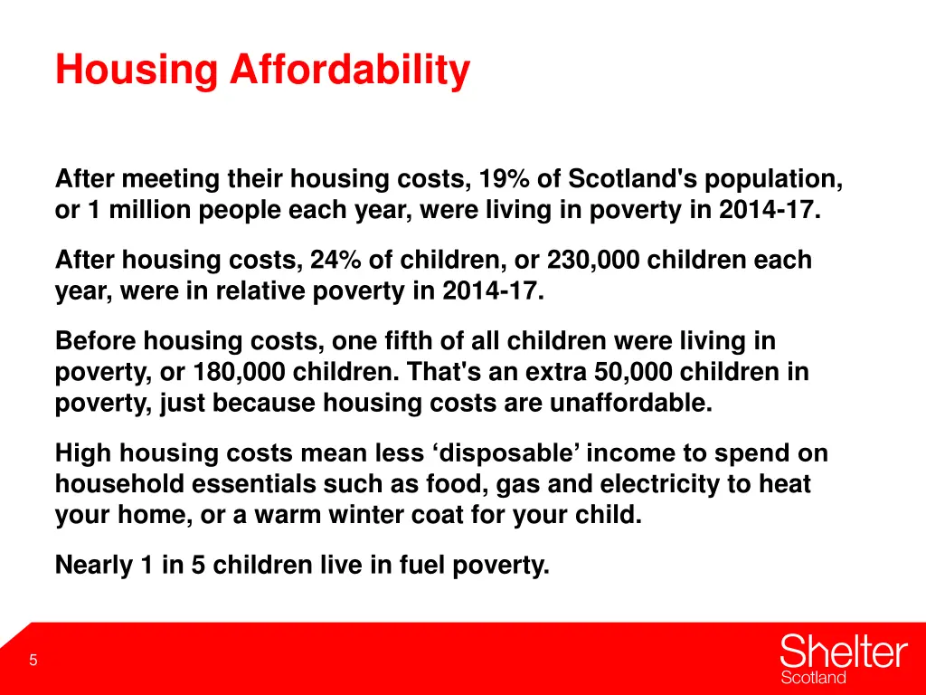 housing affordability