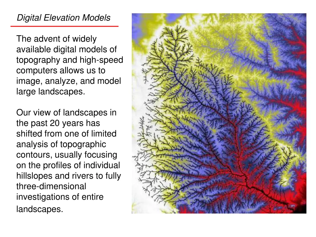 digital elevation models