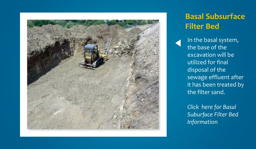 basal subsurface filter bed