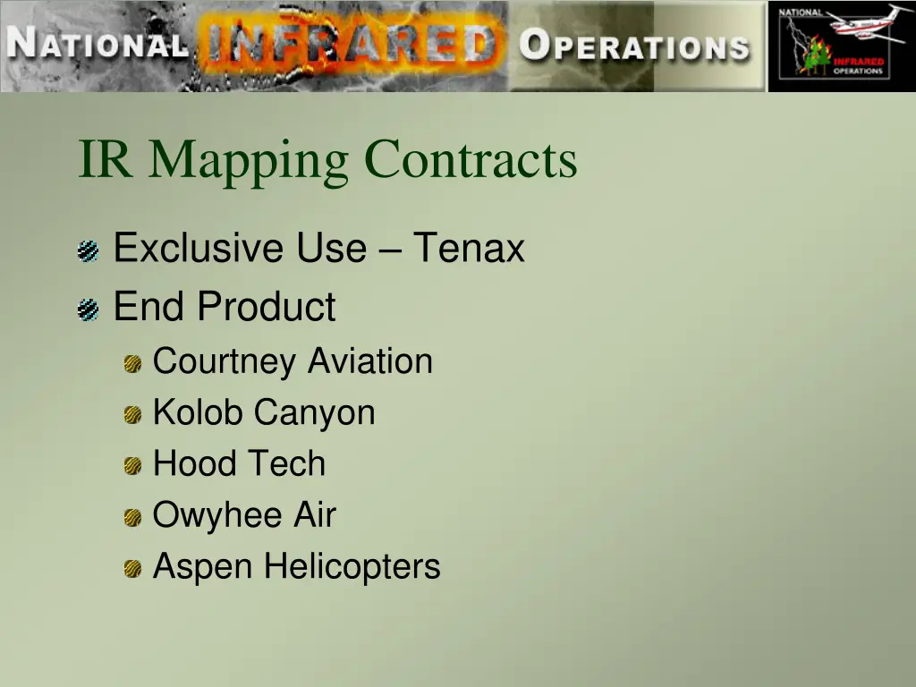 ir mapping contracts